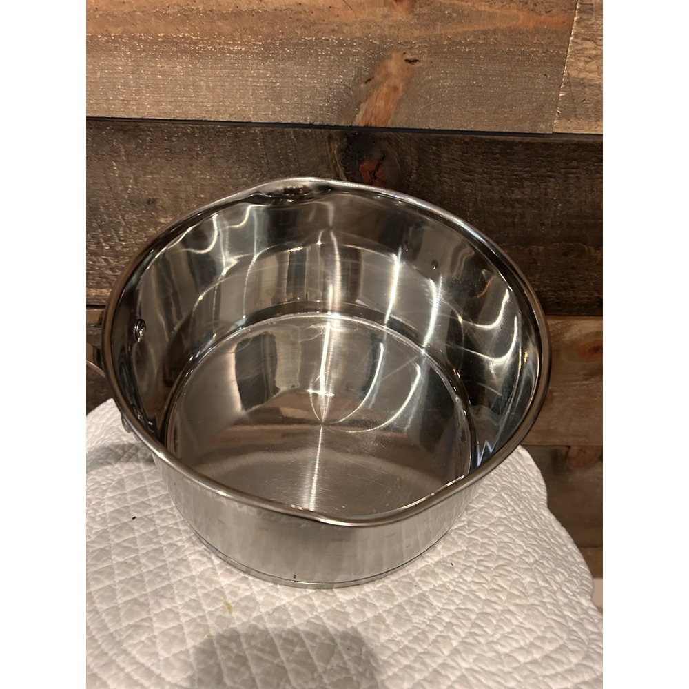 3.5QT David Burke Gourmet Pro Stainless Saucepan w/Steam Release Lid - Picture 6 of 11